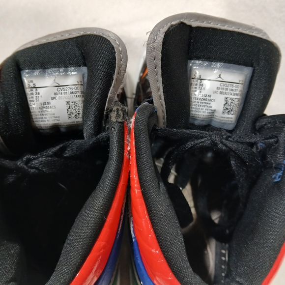 Nike Womens Air Jordan 1 SE CV5276-001 Multi Patent Basketball Sneakers Size 5.5 - Picture 9 of 16